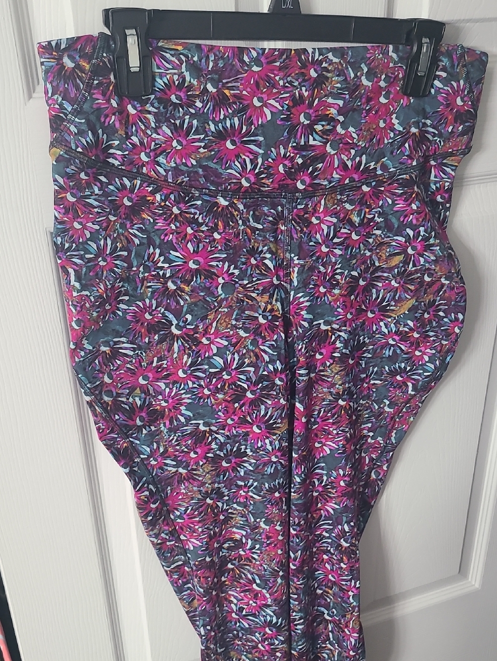lululemon athletica Floral High-Rise Leggings in Pink and Blue Multi